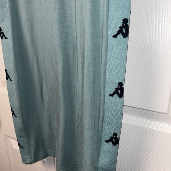 Kappa Teal Color Short Sleeve Pullover Logo T-Shirt Dress Size Small - Picture 4 of 8